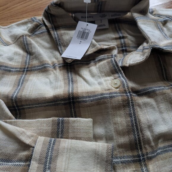 Brown Plaid Flannel Shirt - Picture 2 of 2